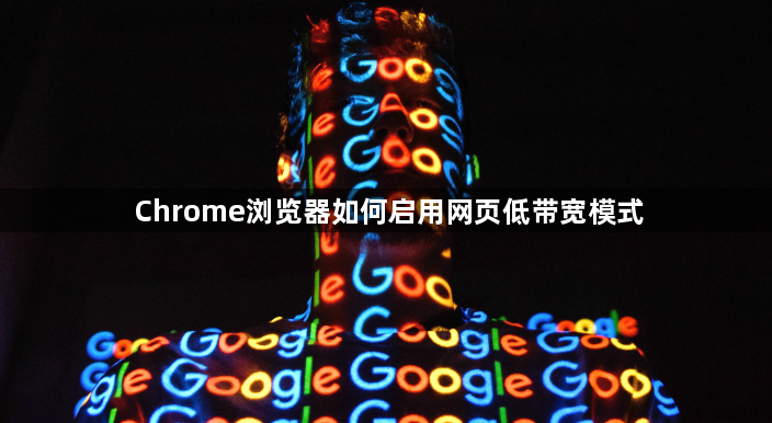 Chrome浏览器如何启用网页低带宽模式1