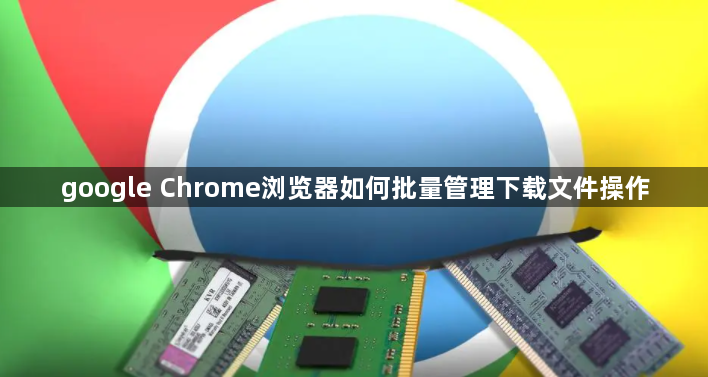 google Chrome浏览器如何批量管理下载文件操作1