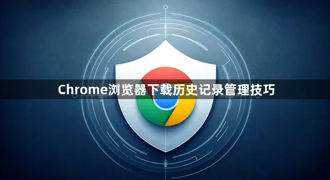 Chrome浏览器下载历史记录管理技巧1