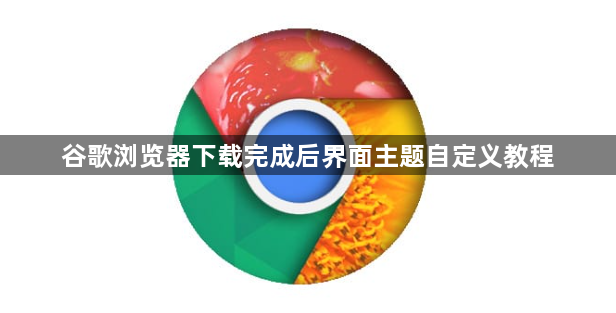 谷歌浏览器下载完成后界面主题自定义教程1