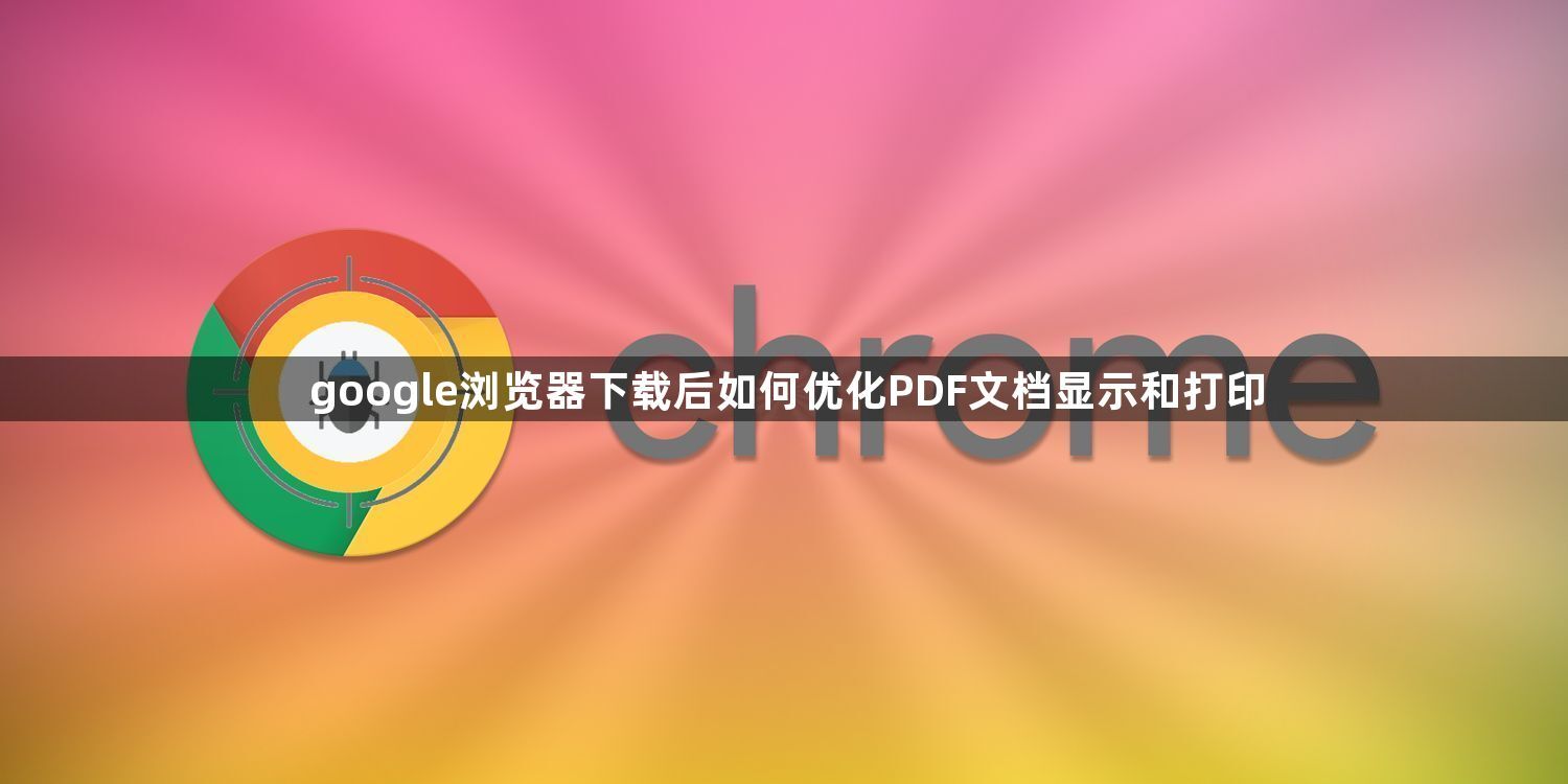google浏览器下载后如何优化PDF文档显示和打印1