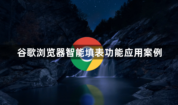 谷歌浏览器智能填表功能应用案例1