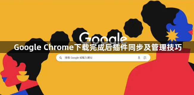 Google Chrome下载完成后插件同步及管理技巧1