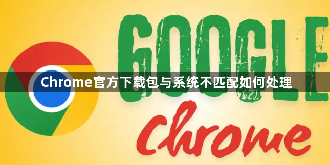 Chrome官方下载包与系统不匹配如何处理1