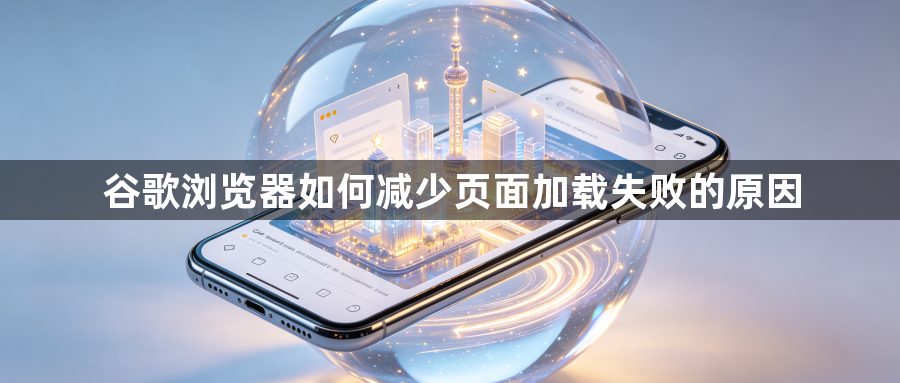 谷歌浏览器如何减少页面加载失败的原因1