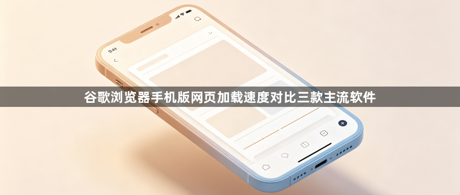 谷歌浏览器手机版网页加载速度对比三款主流软件1