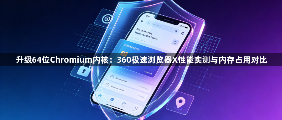升级64位Chromium内核：360极速浏览器X性能实测与内存占用对比1