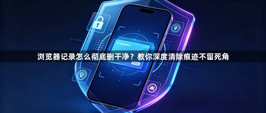 浏览器记录怎么彻底删干净？教你深度清除痕迹不留死角1