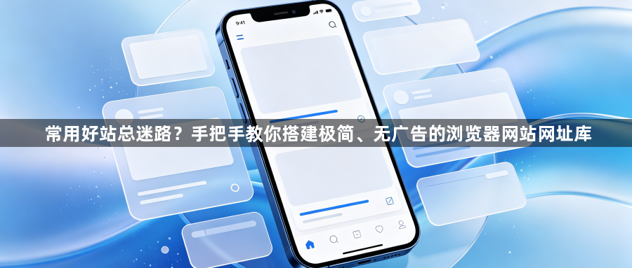 常用好站总迷路？手把手教你搭建极简、无广告的浏览器网站网址库1