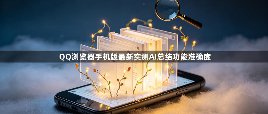 QQ浏览器手机版最新实测AI总结功能准确度1