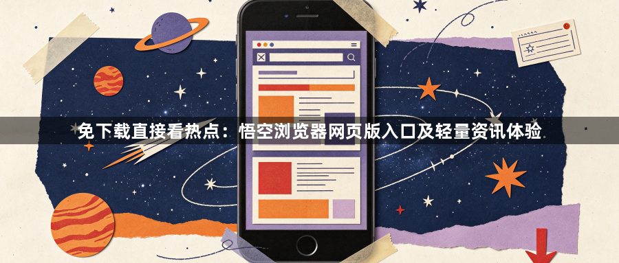 免下载直接看热点：悟空浏览器网页版入口及轻量资讯体验1