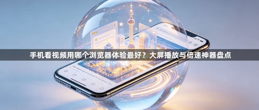 手机看视频用哪个浏览器体验最好？大屏播放与倍速神器盘点1