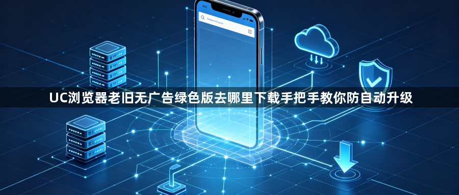 UC浏览器老旧无广告绿色版去哪里下载手把手教你防自动升级1