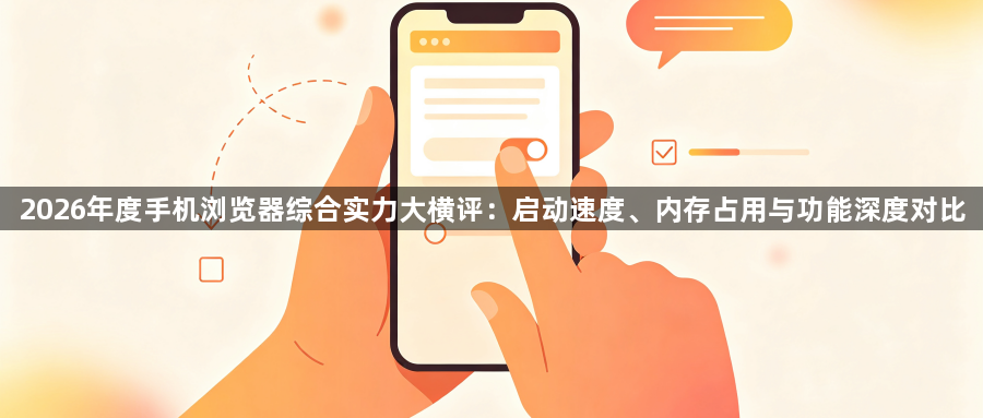 2026年度手机浏览器综合实力大横评：启动速度、内存占用与功能深度对比1