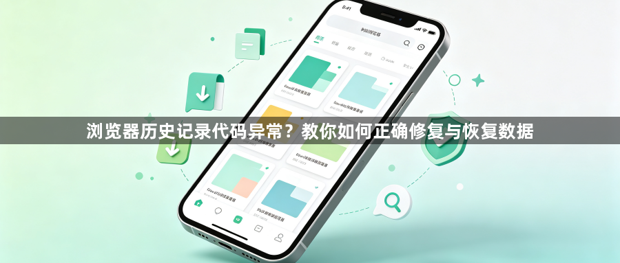 浏览器历史记录代码异常?教你如何正确修复与恢复数据1