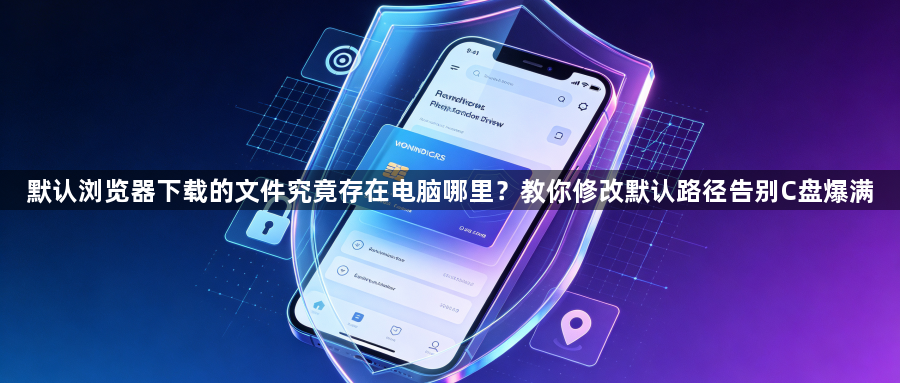 默认浏览器下载的文件究竟存在电脑哪里？教你修改默认路径告别C盘爆满1