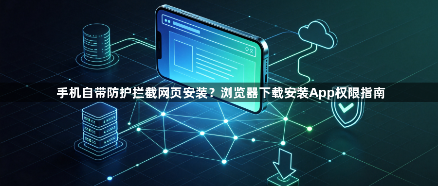 手机自带防护拦截网页安装？浏览器下载安装App权限指南1