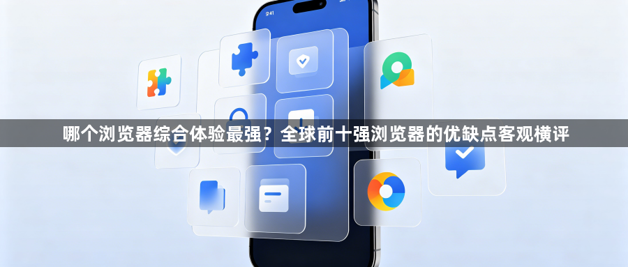 哪个浏览器综合体验最强？全球前十强浏览器的优缺点客观横评1