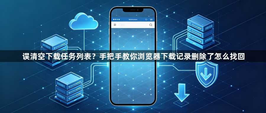 误清空下载任务列表?手把手教你浏览器下载记录删除了怎么找回1
