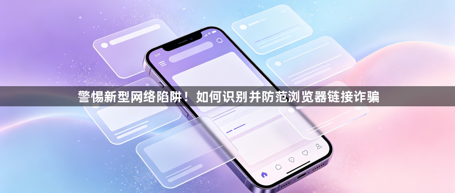 警惕新型网络陷阱！如何识别并防范浏览器链接诈骗1