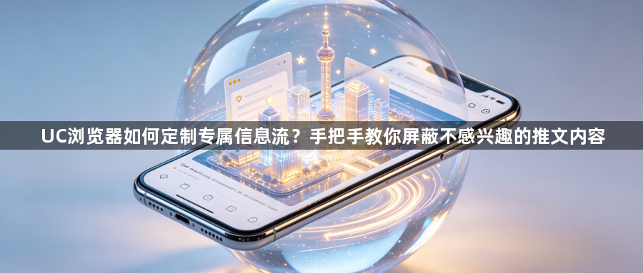 UC浏览器如何定制专属信息流？手把手教你屏蔽不感兴趣的推文内容1