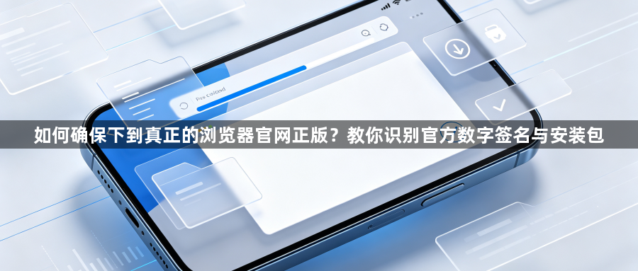 如何确保下到真正的浏览器官网正版？教你识别官方数字签名与安装包1