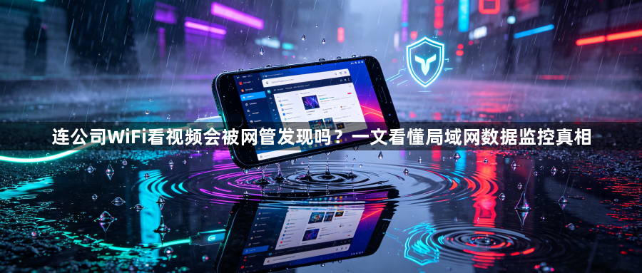 连公司WiFi看视频会被网管发现吗?一文看懂局域网数据监控真相1