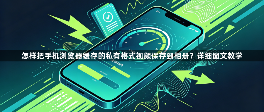 怎样把手机浏览器缓存的私有格式视频保存到相册？详细图文教学1