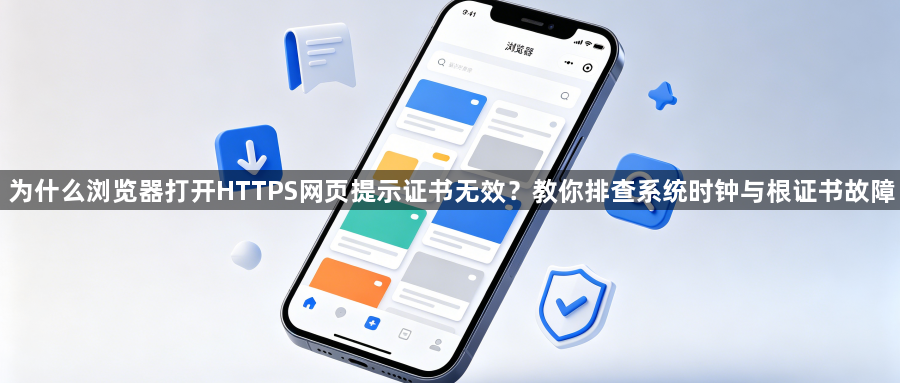 为什么浏览器打开HTTPS网页提示证书无效？教你排查系统时钟与根证书故障1