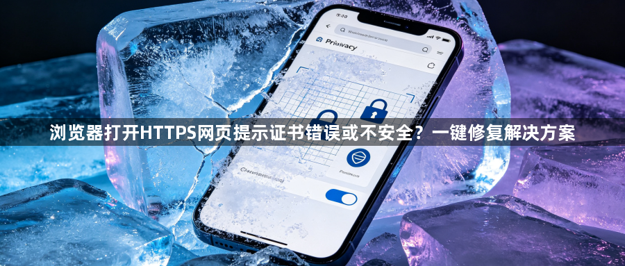浏览器打开HTTPS网页提示证书错误或不安全？一键修复解决方案1