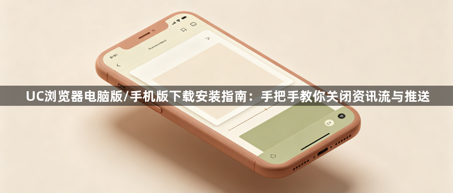 UC浏览器电脑版/手机版下载安装指南：手把手教你关闭资讯流与推送1